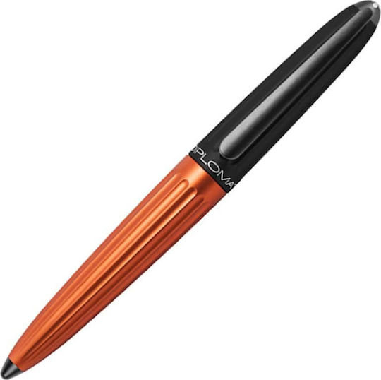 Diplomat Aero Writing Pen Fine Orange made of Aluminum with Blue Ink