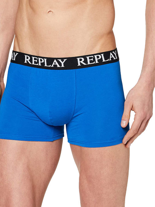 Replay Men's Boxers Black / Blue 2Pack