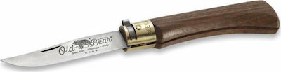 Antonini Old Bear Pocket Knife Brown with Blade made of Stainless Steel