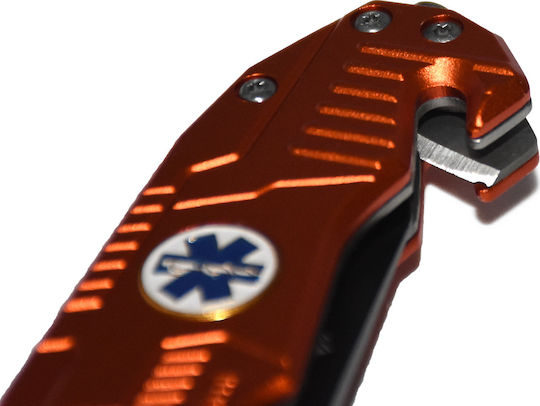 AlpinPro Alpin Tactical Series Briceag Supraviețuire Portocaliu