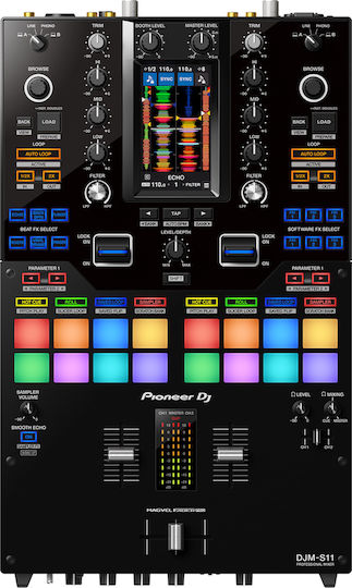 Pioneer DJ DJM-S11 with 1 XLR Input