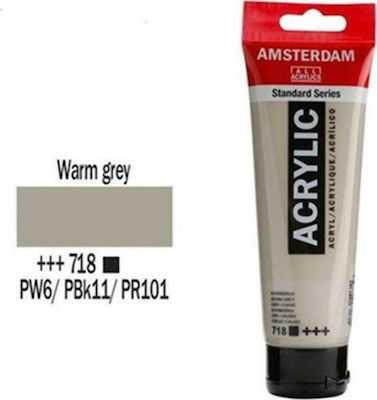 Royal Talens Amsterdam All Acrylics Standard Acrylic Paint Set Warm Grey 718 120ml 1pcs 17097182