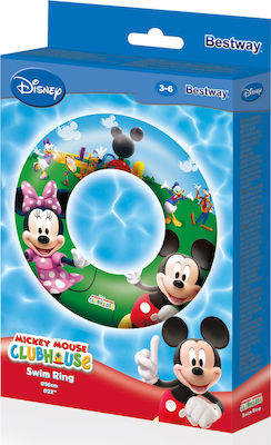 Bestway Kids' Swim Ring Mickey with Diameter 56cm. for 3-6 Years Old Minnie/Mickey