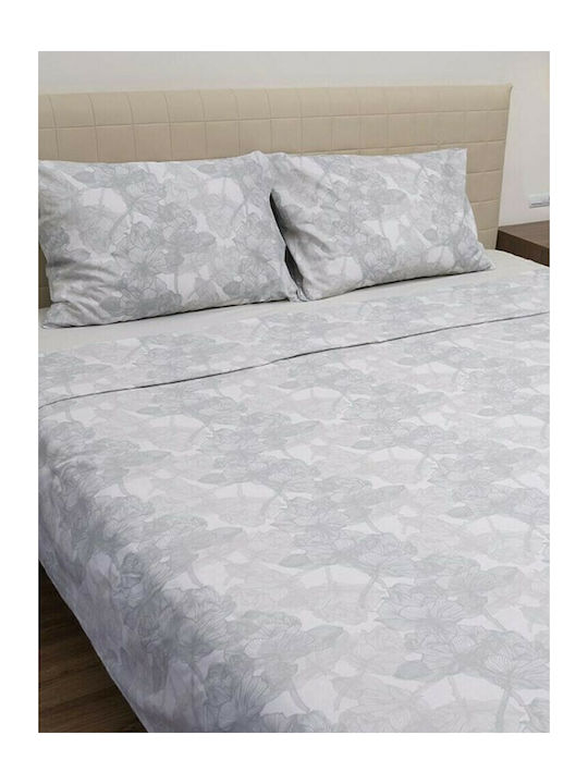 Sunshine Duvet Cover Cotton Double 200x250 2032 Grey