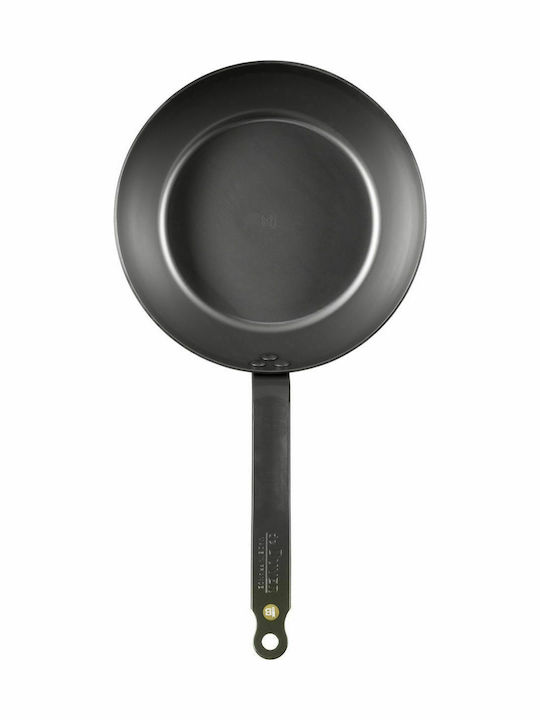 De Buyer Mineral B Country Wok made of Carbon Steel Dark Grey 24cm