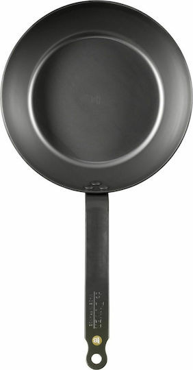 De Buyer Mineral B Country Уок от Въглеродна Стомана Dark Grey 24см