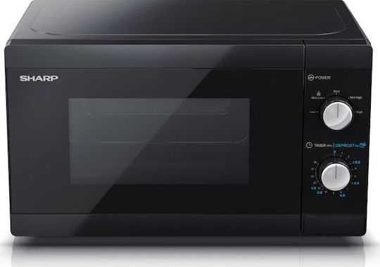 Sharp Φούρνος Μικροκυμάτων 20lt Μαύρος