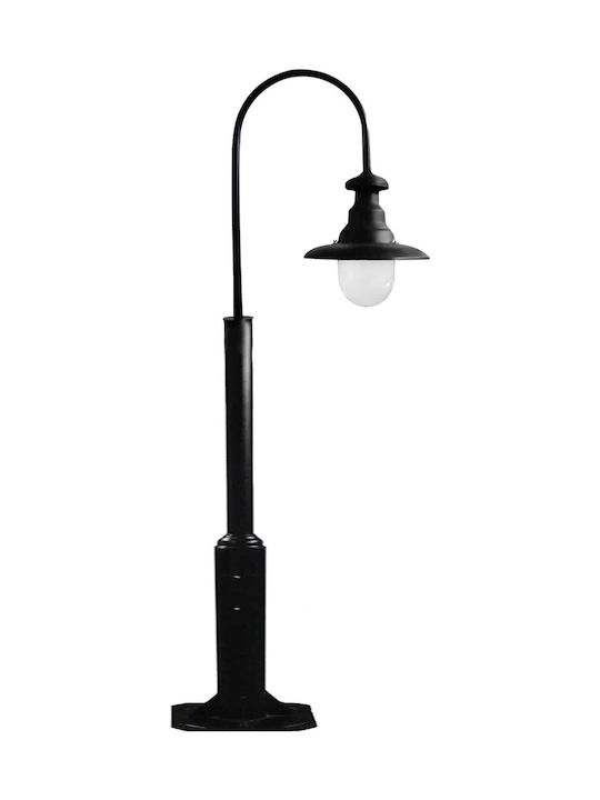 Heronia Outdoor Floor Lamp Post for Exterior Space 10W IP23 for E27 Socket Black