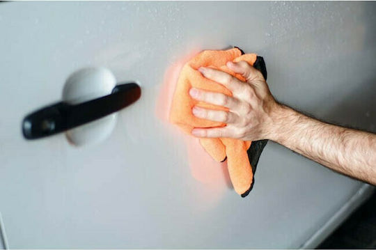 Mr Kleen Cloth Microfiber Cleaning for Body Car Orange 38x38cm