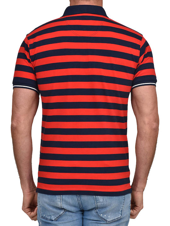 The Bostonians Herren Kurzarmshirt Polo Rot