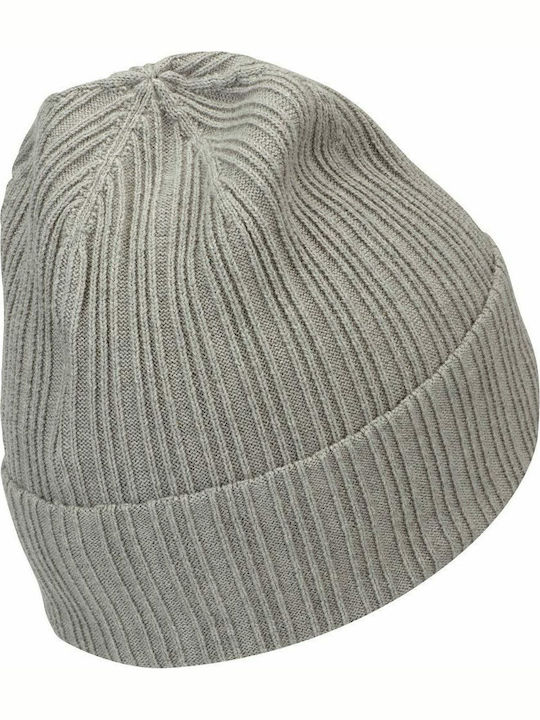 Beanie Ανδρικός Σκούφος Πλεκτός σε Γκρι χρώμα