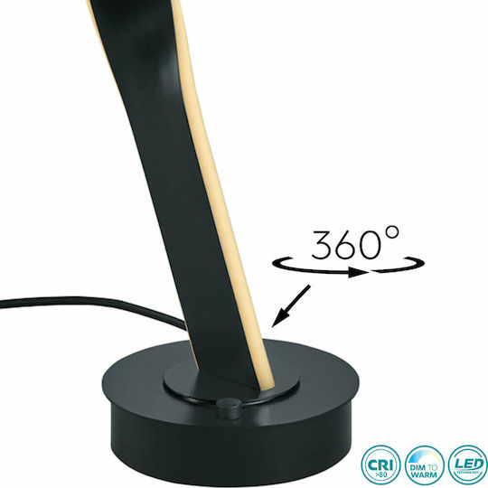 Cinque Cicenza Dekorative Lampe Schwarz