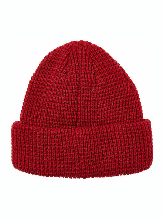 Reformed Beanie Ανδρικός Σκούφος Πλεκτός σε Κόκκινο χρώμα