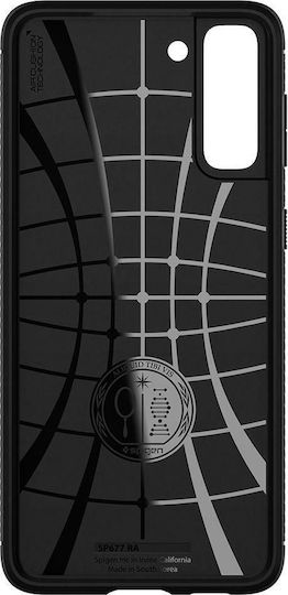 Spigen Rugged Armor Back Cover Σιλικόνης 2mm Μαύρο (Galaxy S21 5G)