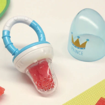 Kiokids Feeder Blue Prince Silicone for 6+ Months