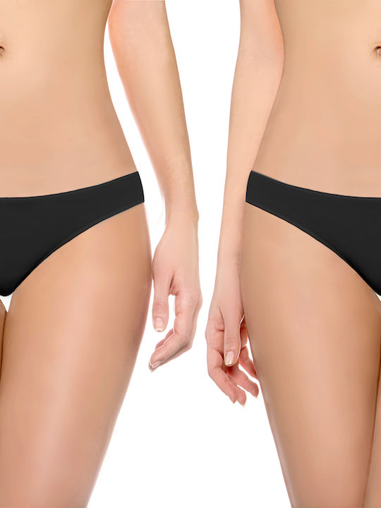 Bamboo Women's Brazil 2Pack Black