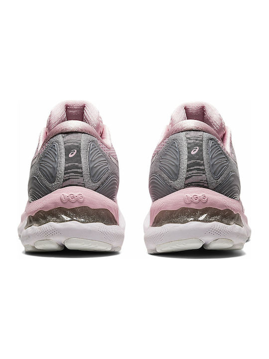 Gel-Nimbus 23 Damen Sportschuhe Laufen Pink Salt / Pure Silver