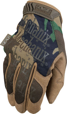 Mechanix Wear The Original Woodland Safety Glofe from Faux Leather 0.8mm Khaki