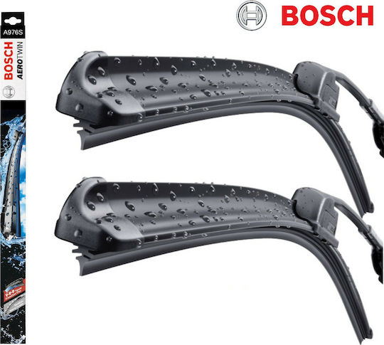 Bosch Aerotwin A976S Front Car Wiper Set 700mm Universal Peugeot 407