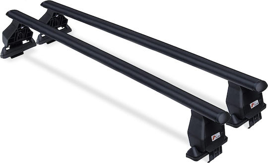 Menabo Tema Fe2 130cm. for Cars with Factory Bars (without Legs) Black