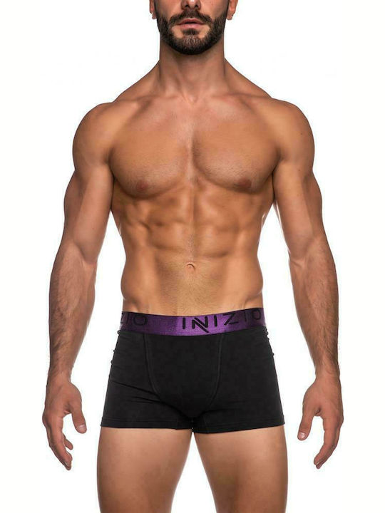 Inizio Men's Boxers Black 2Pack