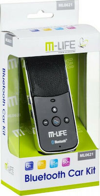 M-Life Bluetooth Αυτοκινήτου για το Αλεξήλιο (Multipoint / με USB θύρα Φόρτισης)