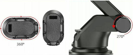 Tech-Protect V1 Universal Car Mobile & Tablet Mount with Adjustable Hooks Black