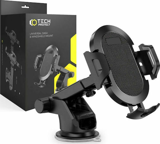 Tech-Protect V1 Universal Car Mobile & Tablet Mount with Adjustable Hooks Black