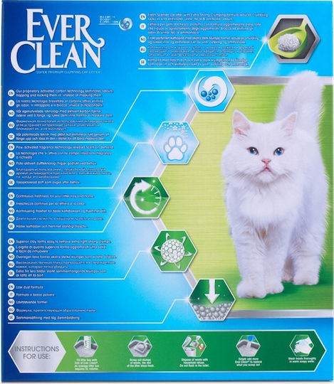 Ever Clean Extra Strong Clumping Пясък за Котки Бентонит с Аромат на Свежест 10lt