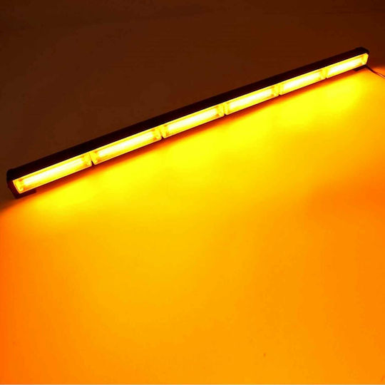 Bară De Semnalizare Pentru Mașină LED 12 / 24V 90cm Cu Iluminare Portocalie