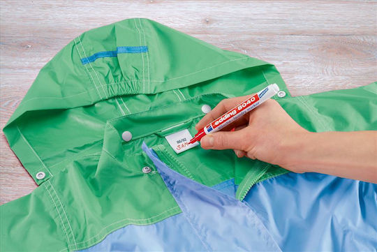 Edding Textile Marker 8040 Marker Wash-resistant Black for Fabric Στρογγυλή Μύτη