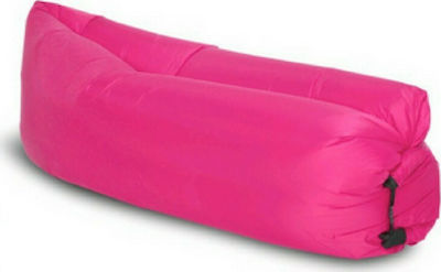 Inflatable Air Sofa Lazy Bag umflabil Roz 190cm