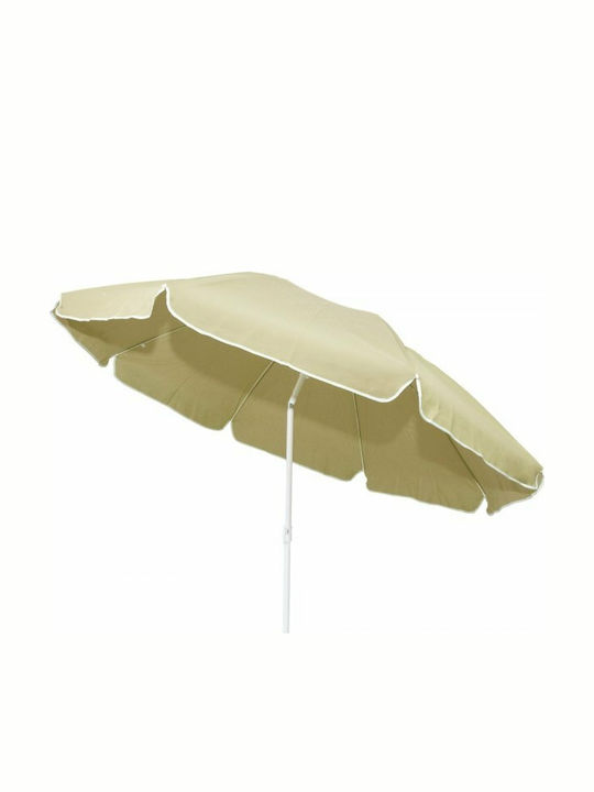 Umbrelă Metalică Albă Ecru 2x2m Ecru