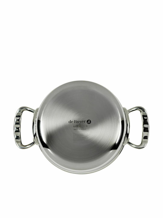 De Buyer Affinity Shallow Stainless Steel Pot 1.7lt / 20cm