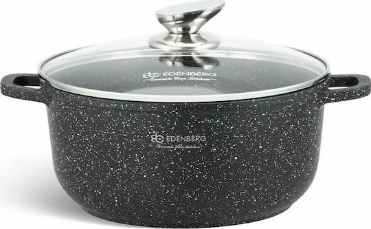 Edenberg Töpfe Set aus Aluminium Schwarze 8-tlg