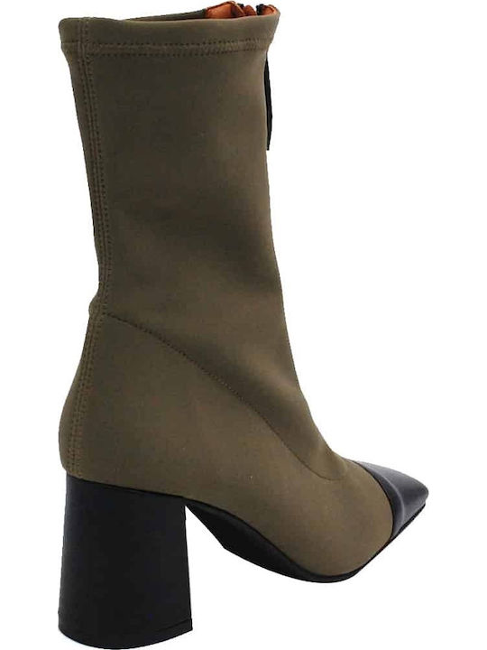 Favela 20587-738 Women's Ankle Boots Khaki 0116000814