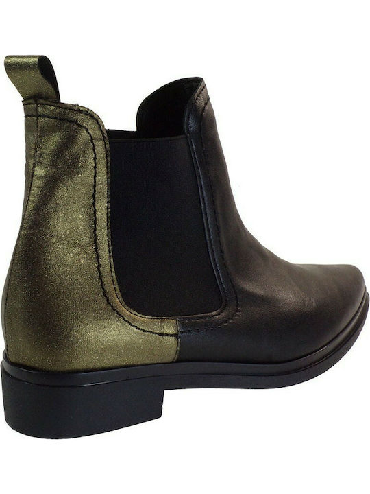 Smart Cronos 6533-83939 Leather Women's Ankle Boots Black