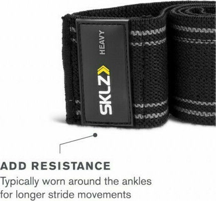 SKLZ Pro Knit Mini Mini Λάστιχο Γυμναστικής Loop Σκληρό Μαύρο