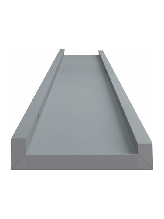 Gray Wall Shelves (2 Pieces) 80x9x3 cm