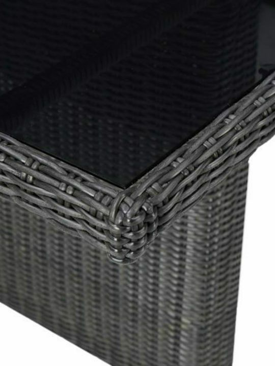 Tisch Stabil Black 200x100x74cm