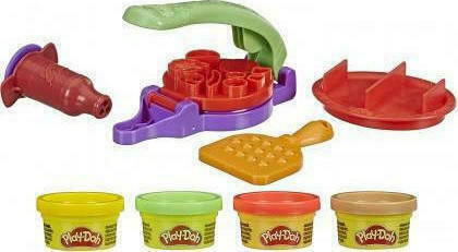 Hasbro Play-Doh Plasticine - Kitchen Creations Taco Time Game Set for 3+ Years, 4 Can