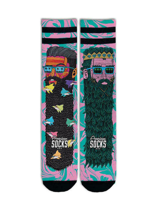 American Socks Bondi Beach Ανδρικές Κάλτσες με Σχέδια Πολύχρωμες