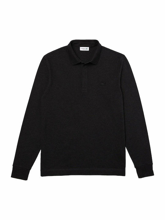 Polo Langarmbluse Gray
