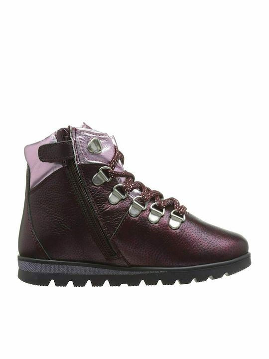 Pablosky Kids Boots with Lace Burgundy