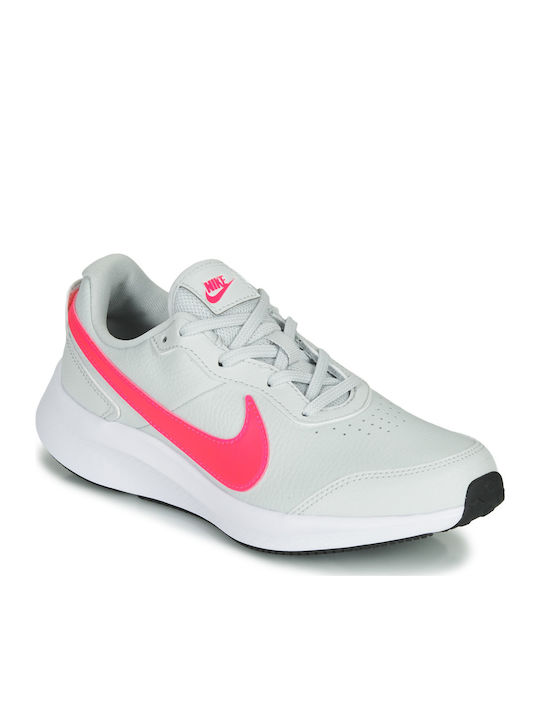 Varsity Leather GS Kinder Sportschuhe Laufen mit Schnürsenkeln Gray