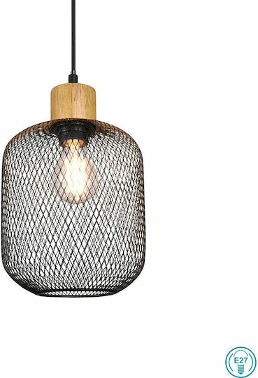 Trio Lighting Calimero Pendant Light Black 18cm Trio Lighting Calimero Pendant Light Black 18cm