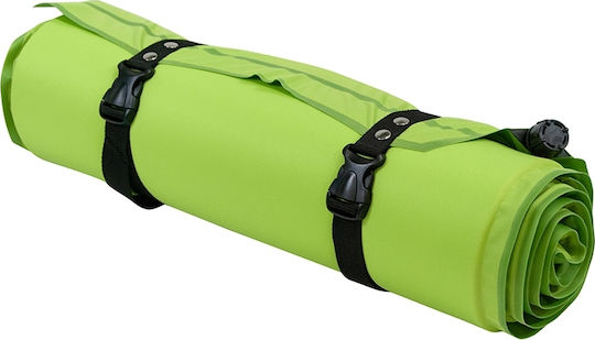 Bigfour Comfy Plus Αυτοφούσκωτο Μονό Υπόστρωμα Camping 186x53cm Πάχους 5cm Πράσινο