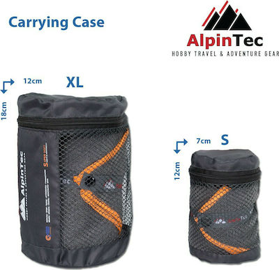 AlpinPro Drysoft Handtuch Körper Mikrofaser Orange 150x75cm.