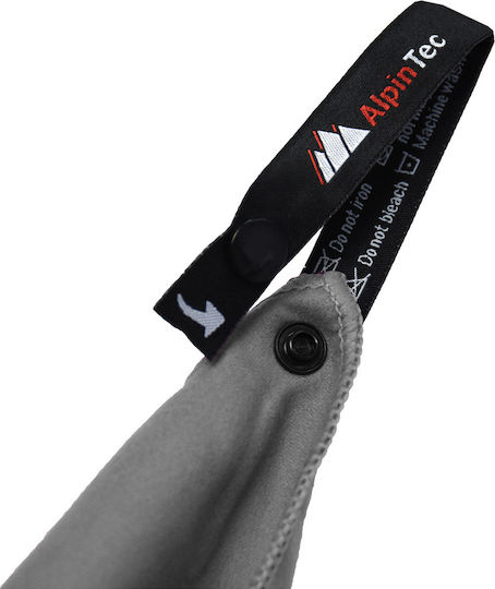 AlpinPro DryFast Microfiber Body Towel with Case Gray 150x75cm