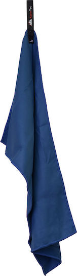 AlpinPro DryFast Microfiber Face Towel in Case Dark Blue 100x50cm